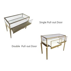 Brush Black 304# Stain Steel Jewellery Counter Display