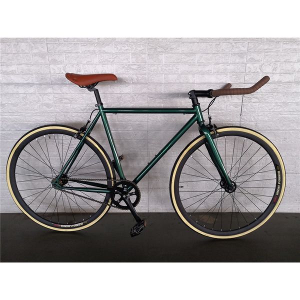 Double V Brake 700c Bullhorn Handle Bar Fixed Gear Bike for Adult Retro Vintage Classic