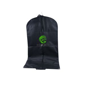 Recycled Wedding Dress Zippered Garment Bags With Pockets Silk Screen Printing