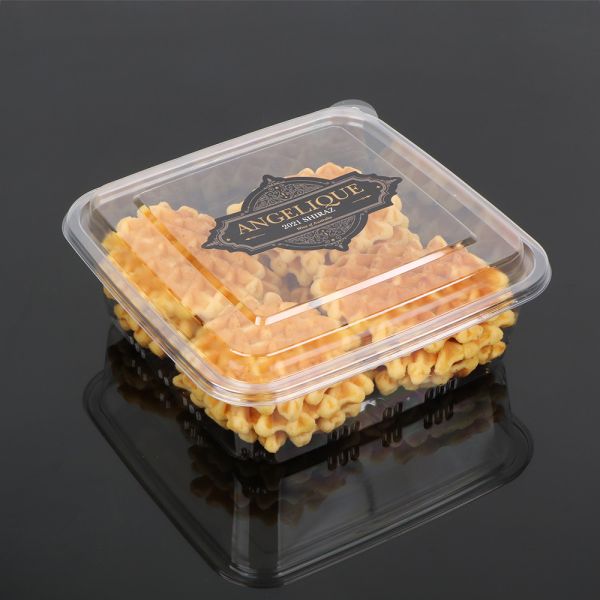 High quality hot disposable plastic transparent PET packaging cake,Disposable