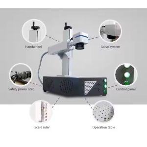 Portable Hand Held Laser Marking Machine 30w Stainless Steel Color Laser Marking