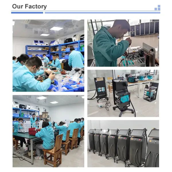 Professional Diode Laser Hair Removal Machine with 3 Wavelengths 808nm 755nm 1064nm 600W-1800W Power and Two Years Warranty