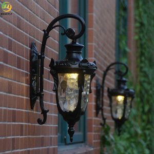Aluminium Glass Modern Sconce Wall Light E26 For Garden Villas