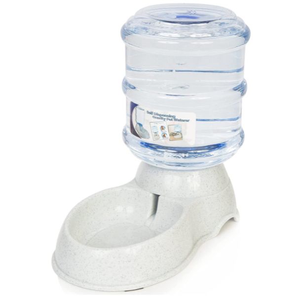 Buy Dispensing Pet Cat Dog Water Bottle Bowl Plastic 20x10CM at wholesale prices