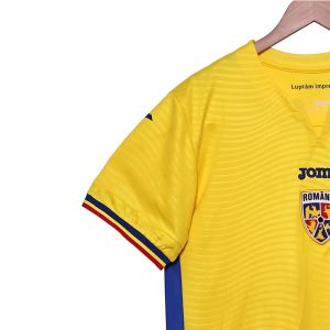 Romania 2025-2026 Home Fan Edition Football Jersey Group Customization