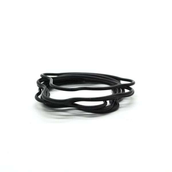 OEM Silicone NBR Garage Door Rubber Seal Chemical Ozone Resistance Round Black Transparent