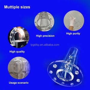 Customization Processing UV Quartz Glass Tube Reactor