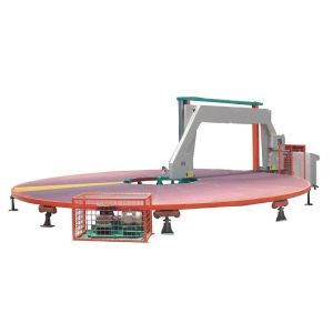 Quality Horizontal Circular Foam Cutting Machine Digital Control for sale