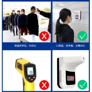 Waterproof 10cm 500ms 18650 Li-ion Wall Mounted Thermometer