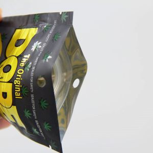 200g Zipper Packaging Pouch With Tear And Clear Window For Candy SGS