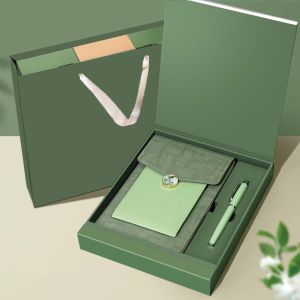 3D Color Clasp Customization Notebook Multi-Pocket Design Gift Box Pen Thermos Set