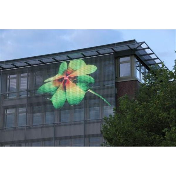Buy Lightweight High Brightness Outdoor Transparent Mesh LED Display at wholesale prices