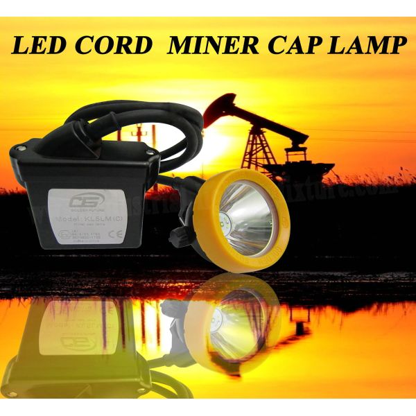 DC 4.2 Volt LED Coal Miners Headlamp CE / ATEX With 15000 Lux KL5LM