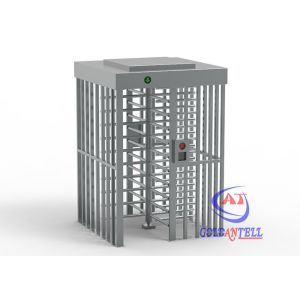 QR Code Nfc Reader Pedestrian single security turnstile gate with roof For