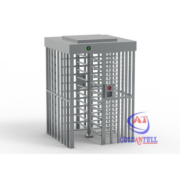 QR Code Nfc Reader Pedestrian single security turnstile gate with roof For