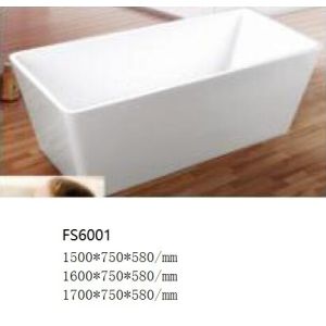Freestanding Acrylic Bathtub 1 People Capacity
