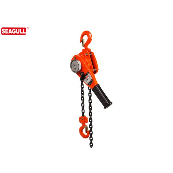 Durable Powder Coat Finish Chain Lever Hoist Manual Lever Block Capacity 750kg