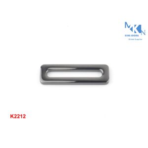 Rectangle Ring Hardware 32mm Inner Size , Polished Bag Making Accessories