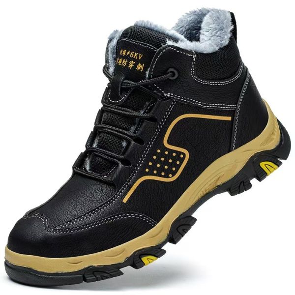 Buy Winter Safety Work Boots Thickened Fleece Lining at wholesale prices
