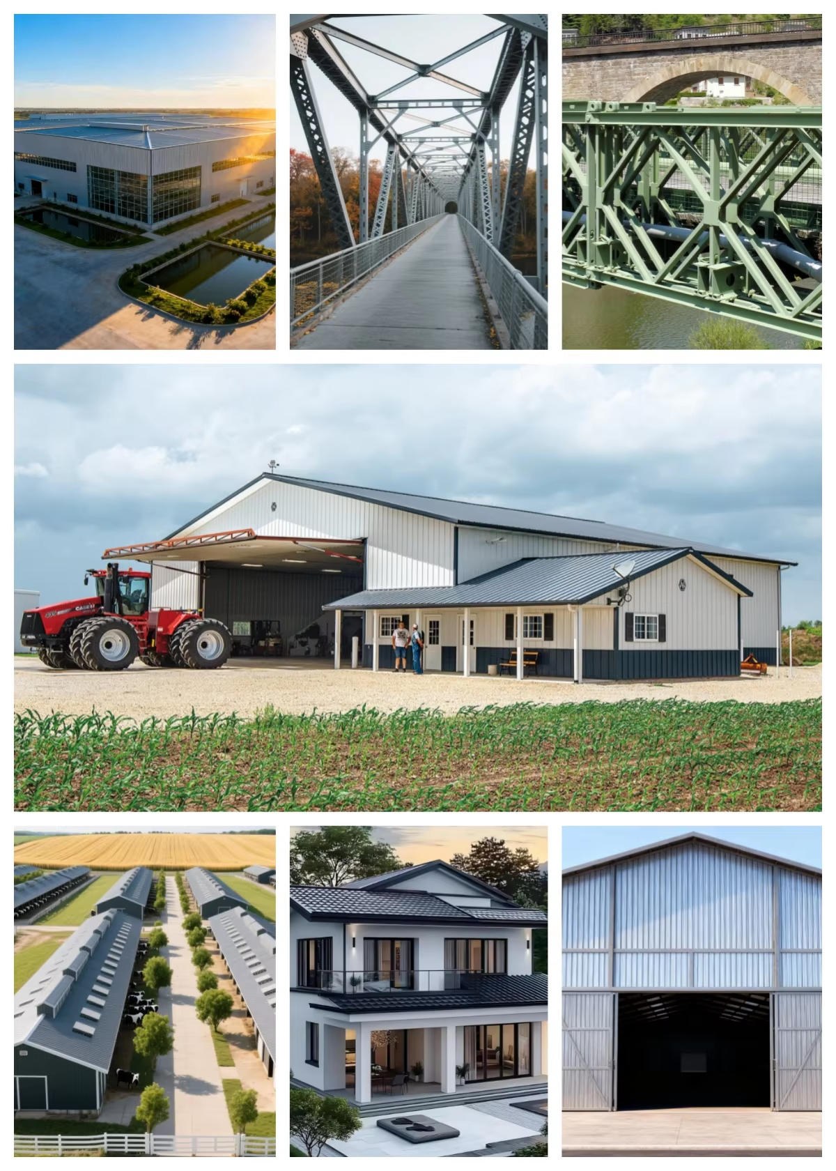 Customizable Prefabricated Steel Structure Warehouses Workshops Plants