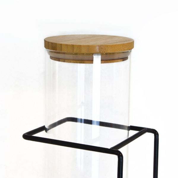 1000ml Display Borosilicate Sealable Glass Jars