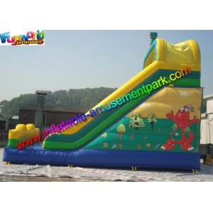 Water Proof Commercial Inflatable Bouncers / Inflatable Slip And Slide Fire