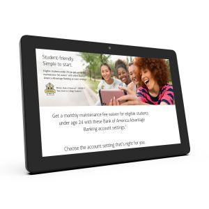 1280x800 Wall Mounted LCD Display Indoor Android 75x75mm VESA