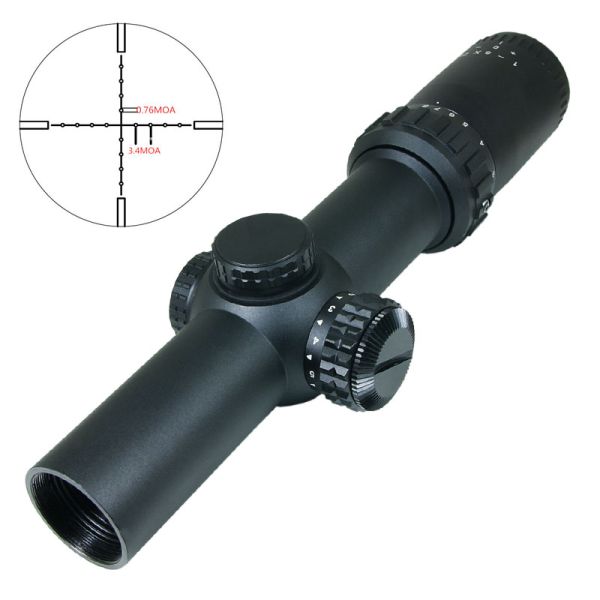 91mm Eye Relief 8x Hunting Rifle Scope Objective Lens Diameter 26mm