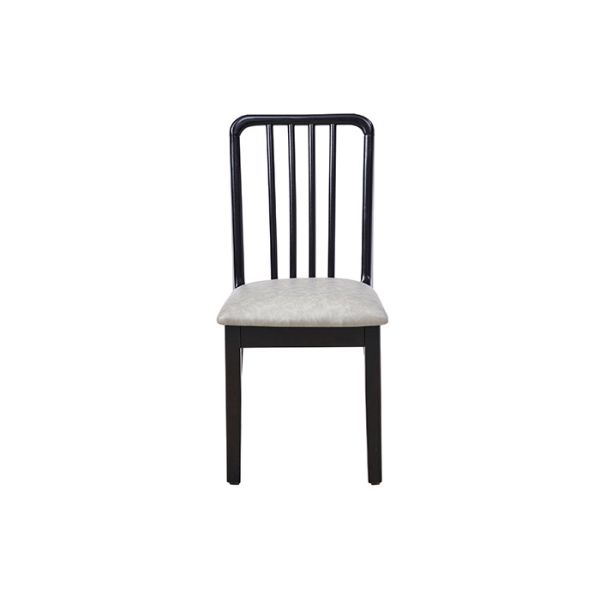 Artificial Leather Sponge Wooden Upholstered Chairs , Upholstered Side Chairs