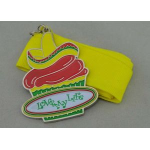 Synthetic Enamel Custom Medal Silver Plating For Spring Fling 2014