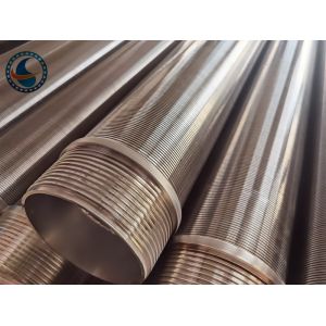 Ss316l Od140mm Johnson Wedge Wire Screens With Threaded Ends