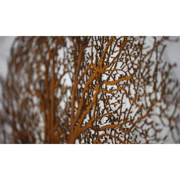 Plant Sculptures Contemporary Art Corten Steel Rusted Metal Garden Sculpture