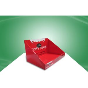 Recyclable Red Strong Cardboard Countertop Displays Teeth - Protector