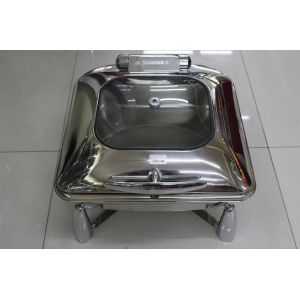 Contemporary Stainless Steel Cookwares / Chafing Dish Buffet Set Rectangular
