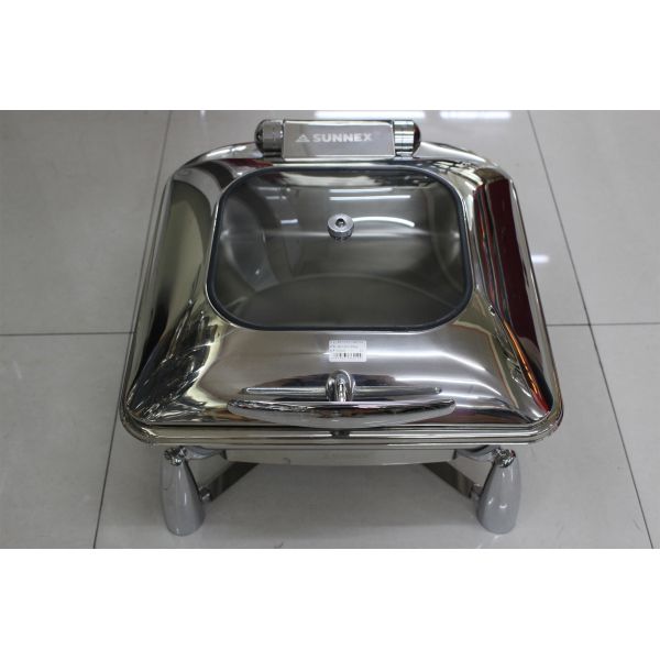 Contemporary Stainless Steel Cookwares / Chafing Dish Buffet Set Rectangular