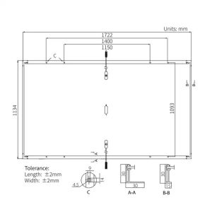 Longi Photovoltaic Mono Solar Panel Module Lr5-54hpb Hi-Mo 5m All Black 400w
