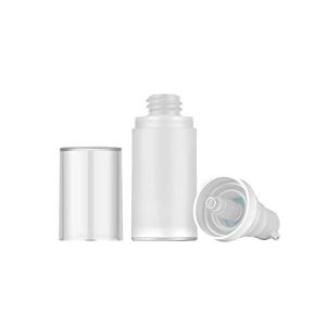White Plastic PP Airless Lotion Bottles Harmless Skin Care Pump Bottle