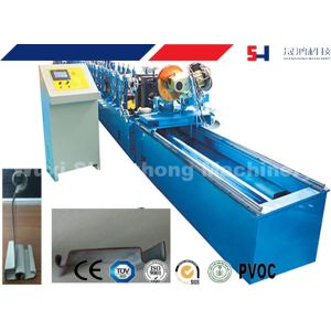 Shutter Edge Covering Rolling Forming Machine With Track Cutting 5.5 KW 380V