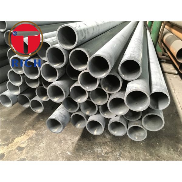304 316 Round Seamless Steel Tube Stainless Steel Pipes ISO 14001 TS16949