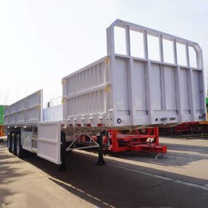 Quality 40 Feet Drop Side Trailer Triaxle with Side Board for sale
