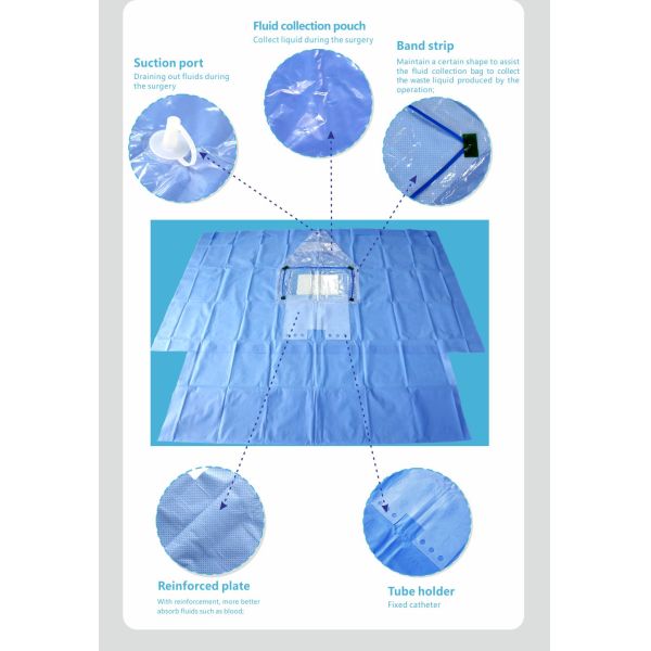 EO Sterilization Medical Disposable Sterile Craniotomy Packs with CE certification