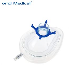 Medical Surgical Soft PVC Air Cushion Mask Disposable Anaesthetic Mask