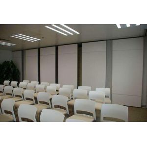 Meeting Room Sound Proof Partitions / 2000mm Height Hanging Sliding Partition