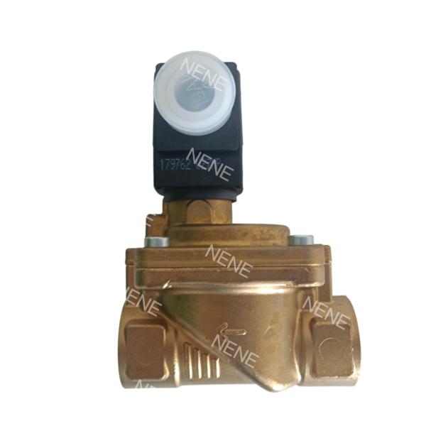 Buy 00221841 6281 G3/8 2/2 Normally Closed 13.0 Flow Hole NBR Sealed Brass Valve Body DC24V 8W 0.2-16bar -10~+80 ℃ Burkert Solenoid Valve at wholesale prices