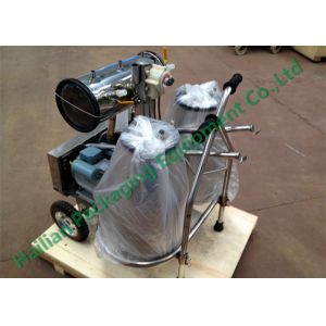 Stainless Steel Cow Milk Sucking Machine 25Litre Double Milk Cans