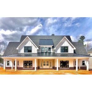 Four Bedrooms Customized Cheap Construction Prefab Light Steel Structure Villa