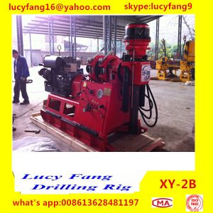 China Cheapest XY-2B Skid Mounted Portable Diamond Core Drilling Rig With Deutz