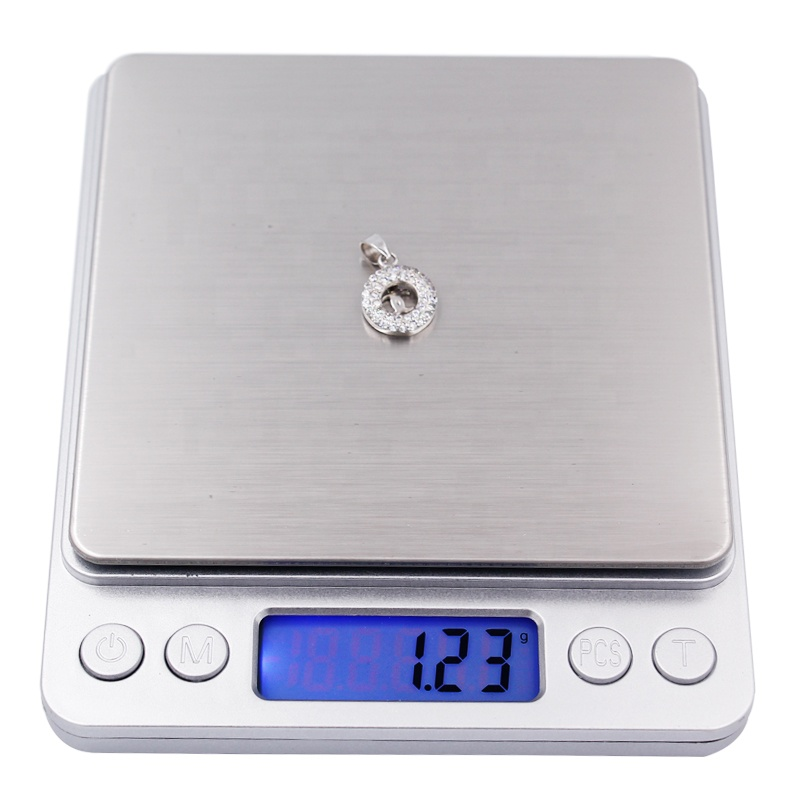 500g 0.01g Digital Scale Electronic Food Weighing Scales With 2 Trays For Kitchen Jewelry