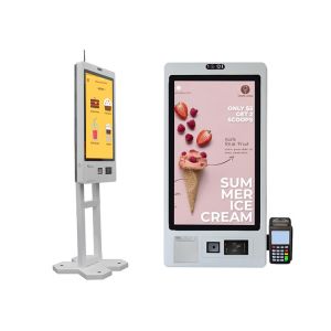 1920X1080 Resolution Self Service Ordering Kiosk and Capacitive Touch 10 Point