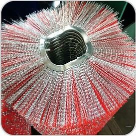 Galvanized Iron 550mm Microfiber Roller Street Sweeper Brush